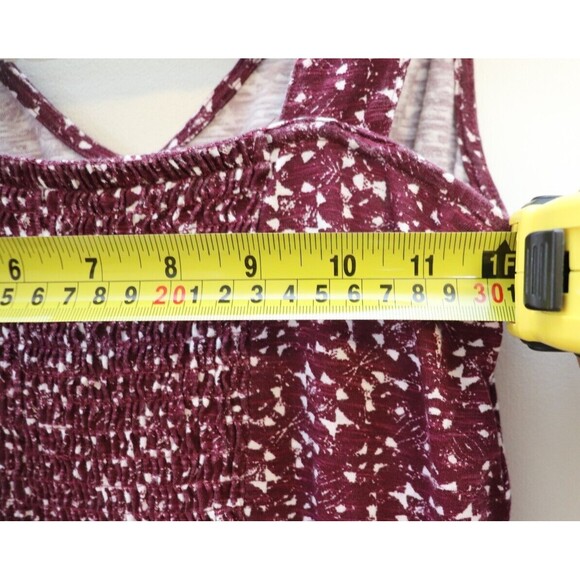 Eddie Bauer Maxi Dress Womens XS Long Red Spring‎ Print Cottagecore Prairie - Picture 8 of 9